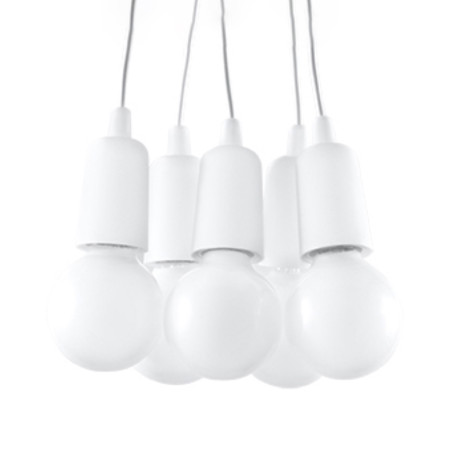 Lampe suspendue DIEGO 3 blanc