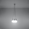 Lampada a sospensione DIEGO 3 bianco