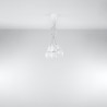 Pendant lamp DIEGO 3 white