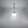 Pendant lamp DIEGO 3 white