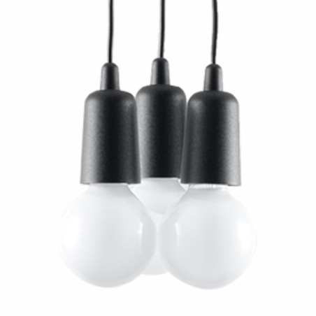 Lampe pendante DIEGO 1 noir