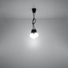 Lampada a sospensione DIEGO 1 nero
