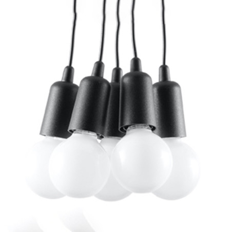 Lampe pendante DIEGO 3 noir
