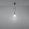 Lampada a sospensione DIEGO 5 nero