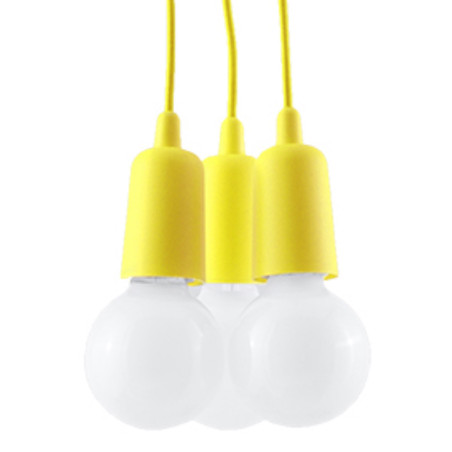 Lampe pendante DIEGO 1 jaune