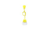 Lampe pendante DIEGO 1 jaune