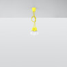 Candeeiro pendente DIEGO 1 amarelo