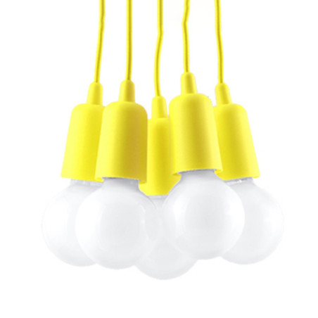 Lampe pendante DIEGO 3 jaune