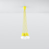 Lampada a sospensione DIEGO 3 giallo