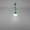 Lampada a sospensione DIEGO 1 verde
