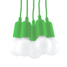 Lampada a sospensione DIEGO 3 verde