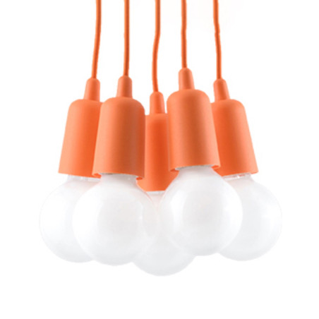 Lampe pendante DIEGO 3 orange