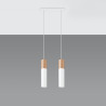Lampe pendante DIEGO 5 orange