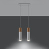 Lampe pendante DIEGO 5 orange