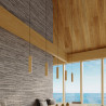 Lampada a sospensione LINO 2 in legno