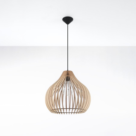Hängeleuchte APRILLA Holz