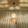 Lampe suspendue APRILLA bois