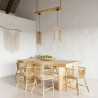 Lampe suspendue APRILLA bois