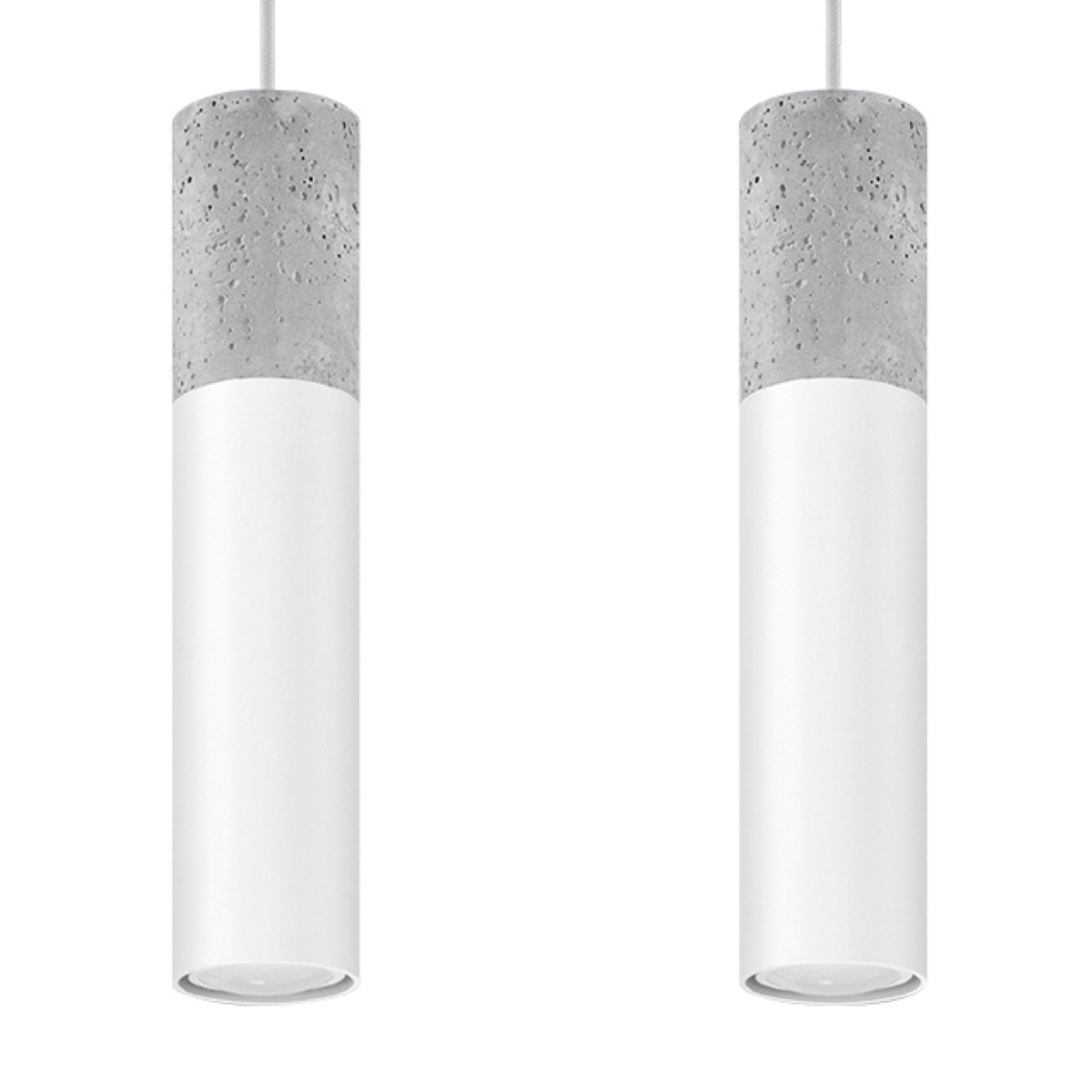 Lampe pendante BORGIO 1 blanc