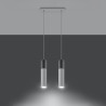 Lampe pendante BORGIO 1 blanc