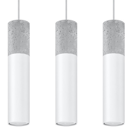 Lampe suspendue BORGIO 2 blanc