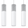 Lampada a sospensione BORGIO 2 bianco