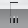 Lampe pendante BORGIO 2 noir