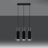 Lampe pendante BORGIO 2 noir