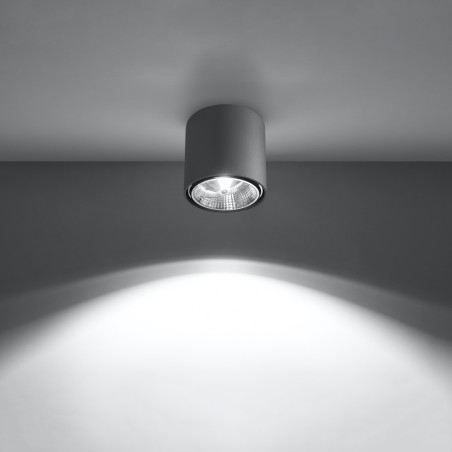 Lampada da soffitto TIUBE grigio