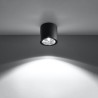 Lampada a soffitto TIUBE nero