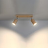 Lampada da soffitto BERG 2 in legno naturale