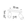 Ceiling lamp BLAKE black