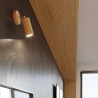 Lampada da soffitto BERG 2 in legno naturale