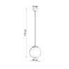 Ceiling lamp BERG 2 natural wood