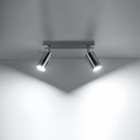Lampada da soffitto RING 2 cromo