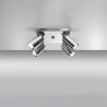 Plafonnier RING 4 chromé