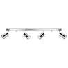 Lampada a soffitto RING 4L cromo