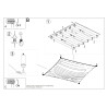 Ceiling lamp LUNA 2 white
