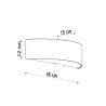 Ceiling lamp SKALA 30 white