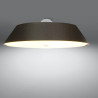 Lampada da soffitto VEGA 70 nero
