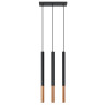 Lampada a sospensione MOZAICA 3L nero/rame
