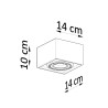 Ceiling lamp EYETECH 6 black