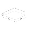 Ceiling lamp EYETECH 6 white