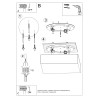Ceiling lamp EYETECH 6 white