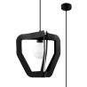Ceiling lamp QUATRO 1 natural wood