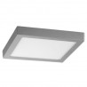 LED Ceiling Light - Square, 18W silver