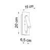 Lampe suspendue LOOPEZ 2 noir/cuivre