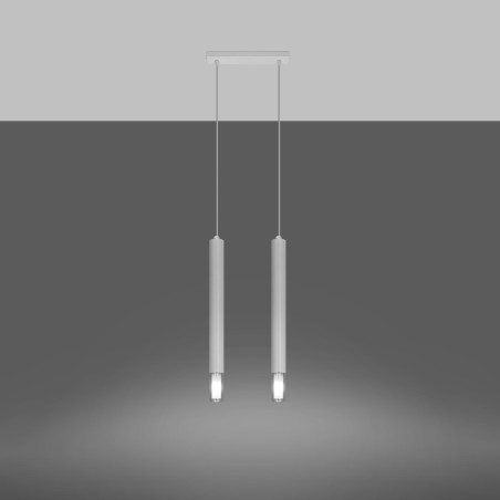 Lampada a sospensione WEZYR 2 bianco