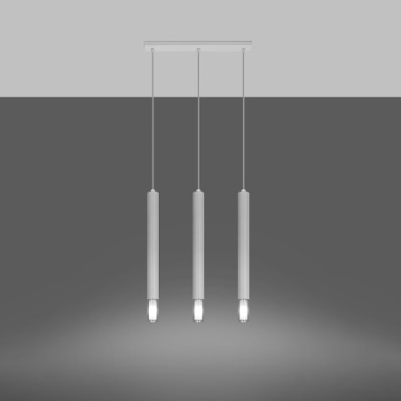 Hängeleuchte WEZYR 3 weiß