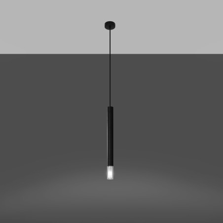 Candeeiro pendente WEZYR 1 preto